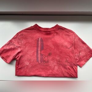 America Eagle oversized snoopy graphic tee
